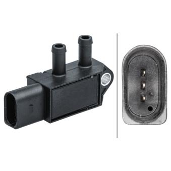 Capteur, pression des gaz échappement HELLA 6PP 009 409-631 pour VOLKSWAGEN ARTEON 2.0 TDI 4motion - 240cv