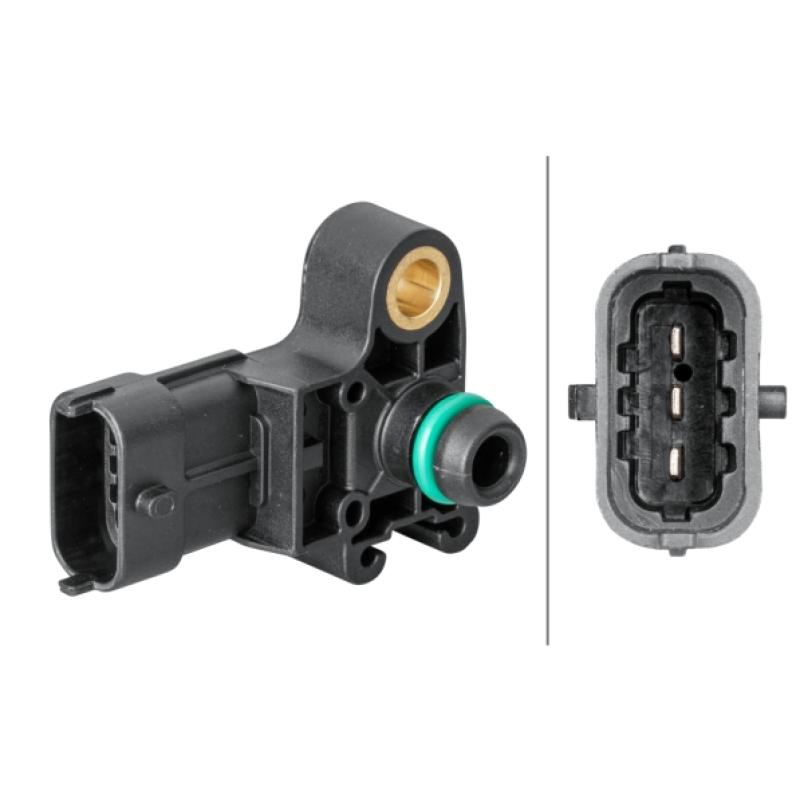 Capteur, pression du tuyau d'admission HELLA 6PP 013 112-081 - Visuel 1