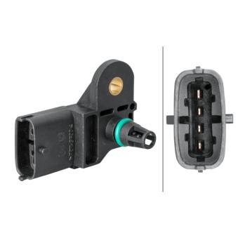 Capteur, pression du tuyau d'admission HELLA OEM 37830PWEG01