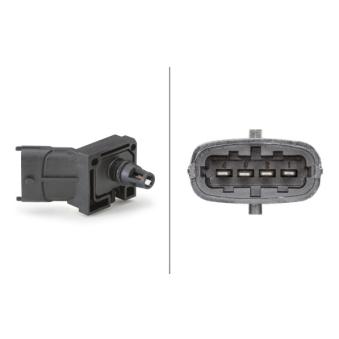 Capteur, pression de suralimentation HELLA OEM 9G9N12B676AC