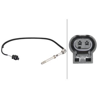 Capteur, température des gaz HELLA 6PT 010 376-121 pour HYUNDAI TRAJET 1.5 CDI - 68cv