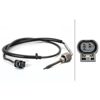 Capteur, température des gaz HELLA 6PT 014 494-471 pour FORD GRANADA E 300 - 252cv