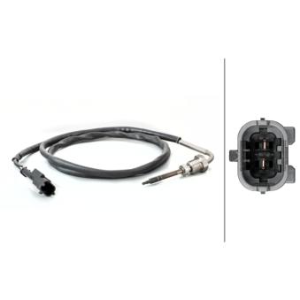Capteur, température des gaz HELLA OEM 55208250