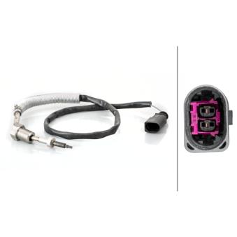 Capteur, température des gaz HELLA OEM 04L906088DQ