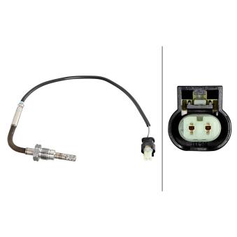 Capteur, température des gaz HELLA 6PT 358 226-131 pour HYUNDAI TRAJET 1.5 CDI - 68cv