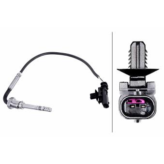 Capteur, température des gaz HELLA 6PT 358 226-141 pour CITROEN C8 1.6 CDTI - 90cv