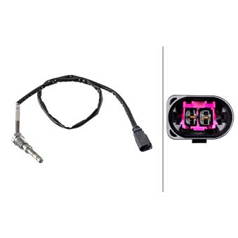 Capteur, température des gaz HELLA 6PT 358 226-161 pour SEAT ALTEA 2.0 TDI 4WD - 140cv