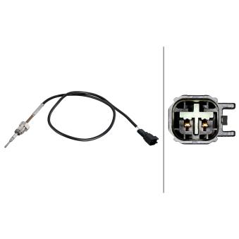 Capteur, température des gaz HELLA 6PT 358 226-181 pour FORD TRANSIT 2.2 TDCi - 110cv