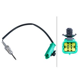 Capteur, température des gaz HELLA [6PT 358 284-471]