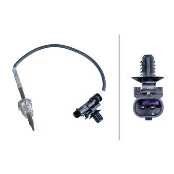 Capteur, température des gaz HELLA 6PT 358 284-511 pour ALFA ROMEO GIULIA 2.2 D (952AFA25. 952AFM25. 952ALA25) - 180cv