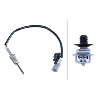 Capteur, température des gaz HELLA 6PT 358 284-631 pour DACIA DUSTER 1.5 DCI - 90cv