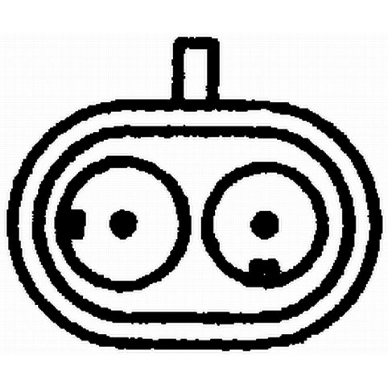 Capteur d'angle, vilebrequin HELLA 6PU 009 146-021 - Visuel 1