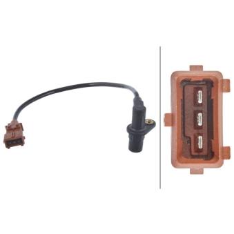 Capteur d'angle, vilebrequin HELLA 6PU 009 146-181 pour AUDI A5 1.0 E - 41cv