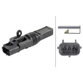 Capteur de vitesse de roue, transmission manuelle HELLA 6PU 009 146-891 pour KIA PRO CEED 2.0 TDCi - 110cv