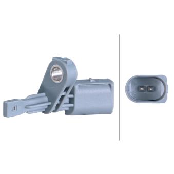 Capteur, vitesse de roue avant gauche HELLA OEM 7H0927803