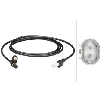 Capteur, vitesse de roue HELLA OEM 9065400217