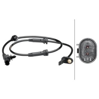 Capteur, vitesse de roue HELLA OEM B000698080