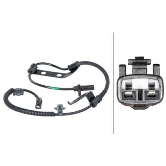 Capteur, vitesse de roue arrière gauche HELLA OEM 599101H300