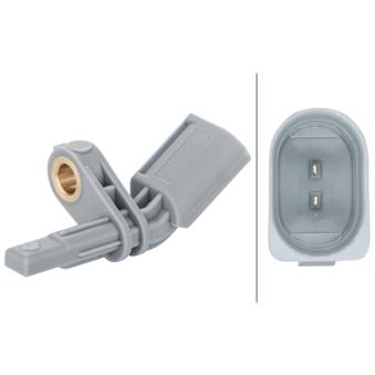 Capteur, vitesse de roue arrière gauche HELLA 6PU 012 679-931 pour HONDA CIVIC 77 e-boost - 231cv