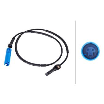 Capteur, vitesse de roue HELLA 6PU 012 806-111 pour BMW Série 3 330 xi - 272hp