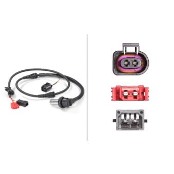 Capteur, vitesse de roue HELLA OEM 4B0927803C