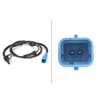 Capteur, vitesse de roue HELLA OEM 4545J9