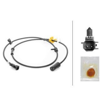 Capteur, vitesse de roue HELLA [6PU 230 040-031]