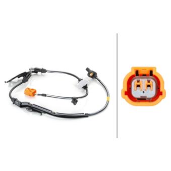 Capteur, vitesse de roue avant droit HELLA OEM 57450SDH003