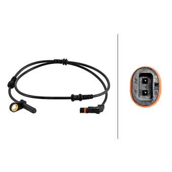 Capteur, vitesse de roue HELLA [6PU 230 048-201]
