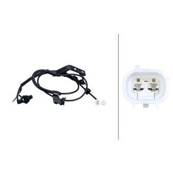 Capteur, vitesse de roue avant droit HELLA [6PU 230 048-751]