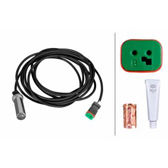 Capteur, vitesse de roue avant gauche HELLA [6PU 230 052-371]