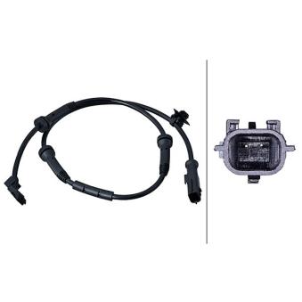 Capteur, vitesse de roue HELLA 6PU 358 216-261 pour TESLA MODEL X 111 CDI - 110cv