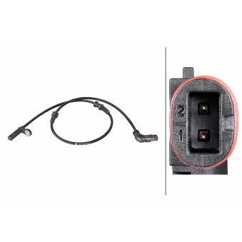 Capteur, vitesse de roue HELLA [6PU 358 216-731]