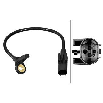 Capteur, vitesse de roue HELLA [6PU 358 217-021]