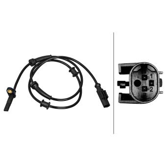 Capteur, vitesse de roue HELLA OEM 51801310