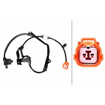 Capteur, vitesse de roue HELLA [6PU 358 217-621]