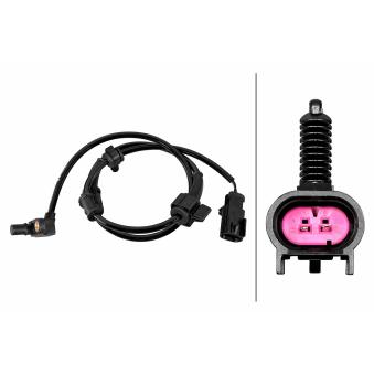 Capteur, vitesse de roue HELLA [6PU 358 218-551]