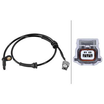 Capteur, vitesse de roue HELLA [6PU 358 218-761]