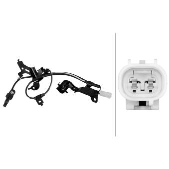 Capteur, vitesse de roue HELLA 6PU 358 218-811 pour CHRYSLER VOYAGER 450h - 299cv Capteur, vitesse de roue HELLA 6PU 358 218-811 pour CHRYSLER VOYAGER 450h - 299cv
