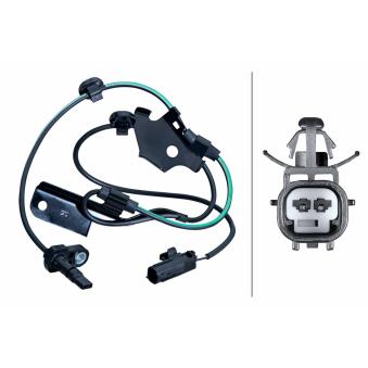 Capteur, vitesse de roue HELLA 6PU 358 251-191
