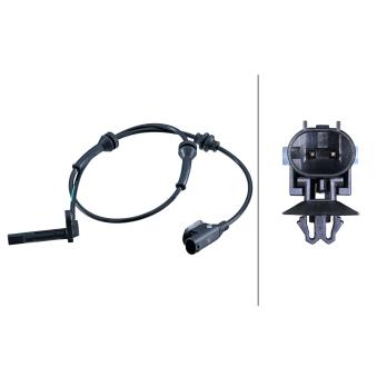 Capteur, vitesse de roue HELLA 6PU 358 251-461 pour JEEP CHEROKEE 2.2 CRD - 200cv