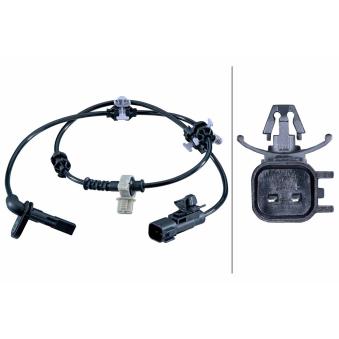 Capteur, vitesse de roue HELLA 6PU 358 251-731 pour BMW Z3 1.6 CDTi - 110cv