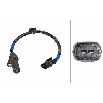 Capteur d'angle, vilebrequin HELLA [6PU 358 381-381]