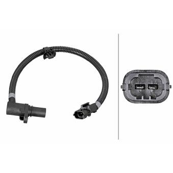 Capteur d'angle, vilebrequin HELLA 6PU 358 381-441 pour KIA CEED 1.4 LPG - 97cv