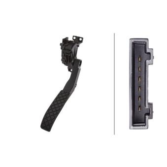 Capteur, position d'accelerateur HELLA 6PV 008 026-711 pour PORSCHE CAYENNE GTS 4.8 - 405cv
