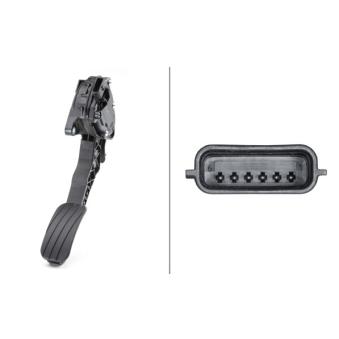 Capteur, position d'accelerateur HELLA [6PV 009 978-751]