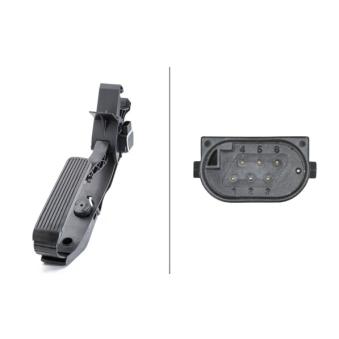 Capteur, position d'accelerateur HELLA OEM 2033001004 Capteur, position d'accelerateur HELLA OEM 2033001004