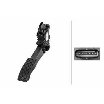 Capteur, position d'accelerateur HELLA 6PV 312 451-001 pour CITROEN JUMPY 77 e-boost - 231cv Capteur, position d'accelerateur HELLA 6PV 312 451-001 pour CITROEN JUMPY 77 e-boost - 231cv