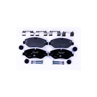 Jeu de 4 plaquettes de frein avant HELLA OEM 5801268964 Jeu de 4 plaquettes de frein avant HELLA OEM 5801268964