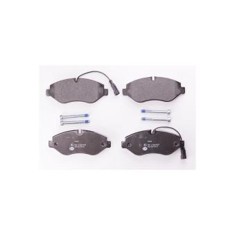 Jeu de 4 plaquettes de frein avant HELLA 8DB 355 005-611 pour NISSAN CABSTAR 35.14 DCI 3.0 - 137cv
